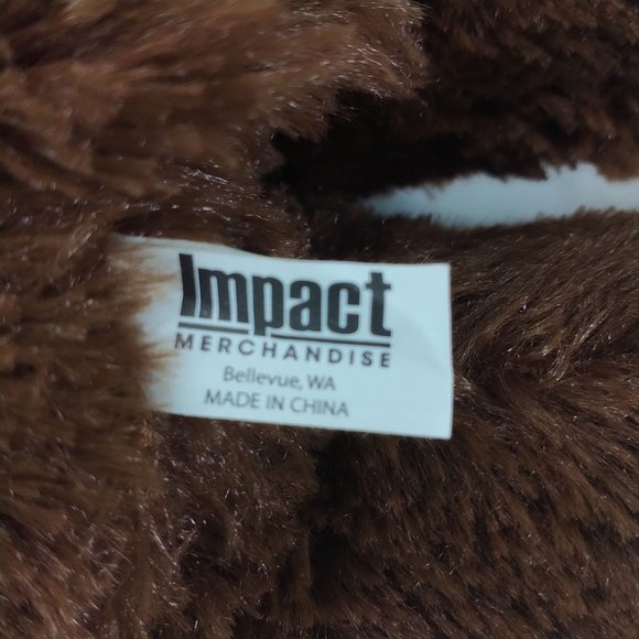 Impact Merchandise Teddy Bear Plush 16" W/Green Scarf  Stuffed Animal - Picture 6 of 6